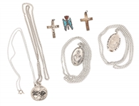 STERLING SILVER ICON NECKLACES & CROSS PENDANTS