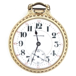 MENS HAMILTON GOLD FILLED CASE POCKET WATCH