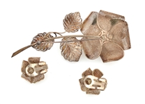 STERLING SILVER JEWELRY BRACELETS EARRINGS & BROOCHES