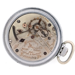 MEN'S HAMILTON RAILROAD NICKEL CASE POCKET WATCH
