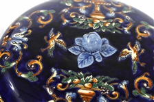 GIEN FRANCE RENAISSANCE FOND BLEU PORCELAIN SET