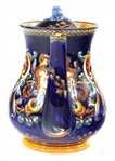 GIEN FRANCE RENAISSANCE FOND BLEU PORCELAIN PIECES
