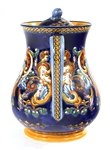 GIEN FRANCE RENAISSANCE FOND BLEU PORCELAIN PIECES