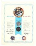 1975 APOLLO ASTP AWARD WITH MEDALLION 