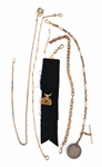 GOLD FILLED DECORATIVE WATCH FOBS