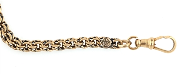 14K YELLOW GOLD POCKET WATCH FOB