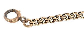 14K YELLOW GOLD POCKET WATCH FOB