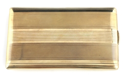 TIFFANY & CO. 14K YELLOW GOLD CIGARETTE CASE