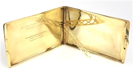 TIFFANY & CO. 14K YELLOW GOLD CIGARETTE CASE