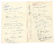 NATIONAL PRESS CLUB MENUS SIGNED NIXON, SULLIVAN & MORE