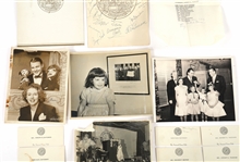 NATIONAL PRESS CLUB SIGNED MENU, PHOTOS & EPHEMERA