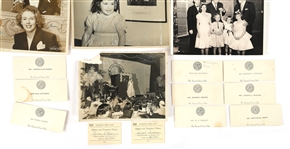 NATIONAL PRESS CLUB SIGNED MENU, PHOTOS & EPHEMERA