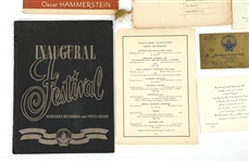 1950's-1960's US POLITICAL INAUGURAL EPHEMERA & MENUS