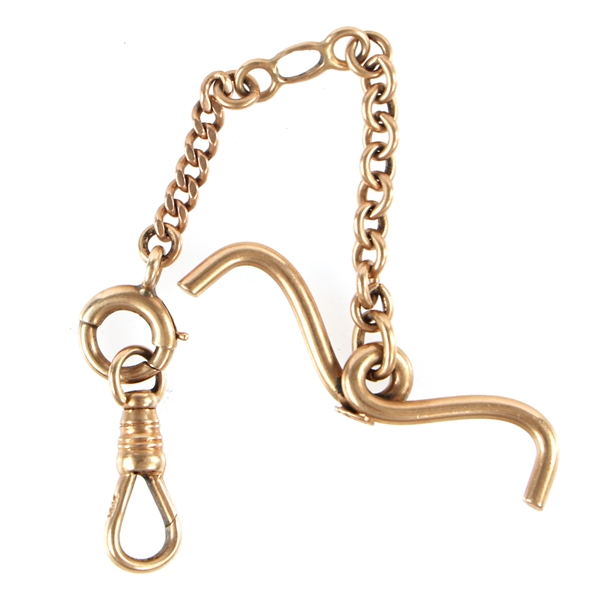14K YELLOW GOLD WATCH FOB 
