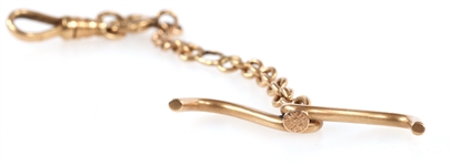 14K YELLOW GOLD WATCH FOB 