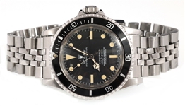 ROLEX SUBMARINER STAINLESS STEEL WRIST WATCH 1960s