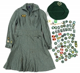 GIRL SCOUTS UNIFORM AND PATCHES