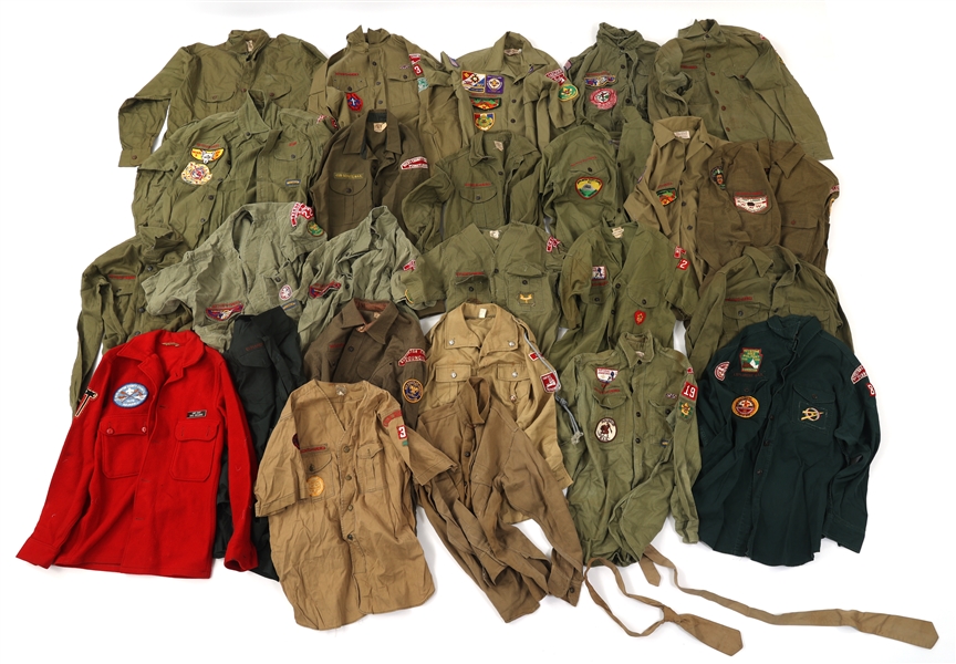 BOY SCOUTS OF AMERICA UNIFORM SHIRTS AND TIES