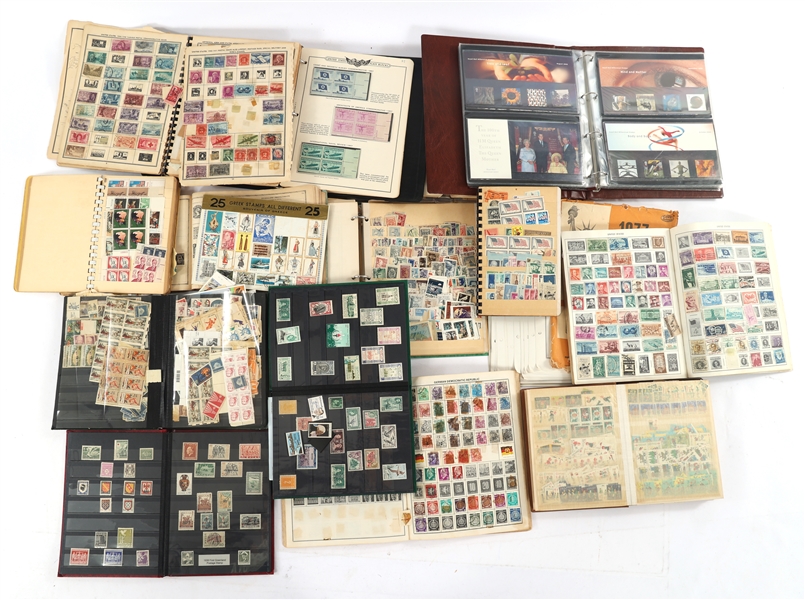 INTERNATIONAL & DOMESTIC STAMP BOOKS AND ALBUMS