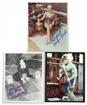 LOU FERRIGNO, LISA LORING, & PAT PREIST AUTOGRAPHS