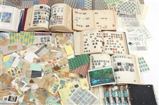 PHILATELIST COLLECTORS ALBUMS, UNUSED, CANCELED STAMPS