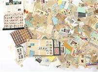 PHILATELIST COLLECTORS ALBUMS, UNUSED, CANCELED STAMPS