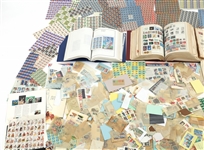 PHILATELIST COLLECTORS ALBUMS, UNUSED, CANCELED STAMPS