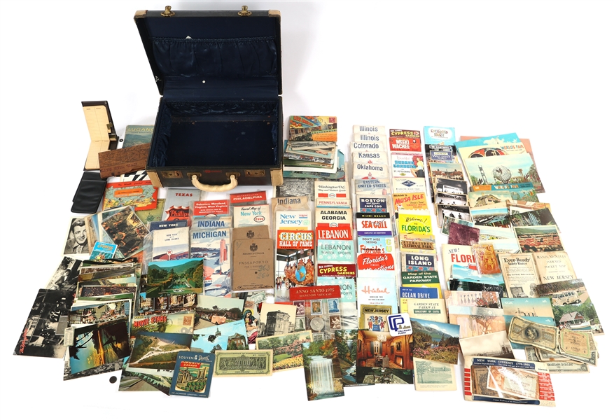 TRAVEL SOUVENIRS & SUITCASE