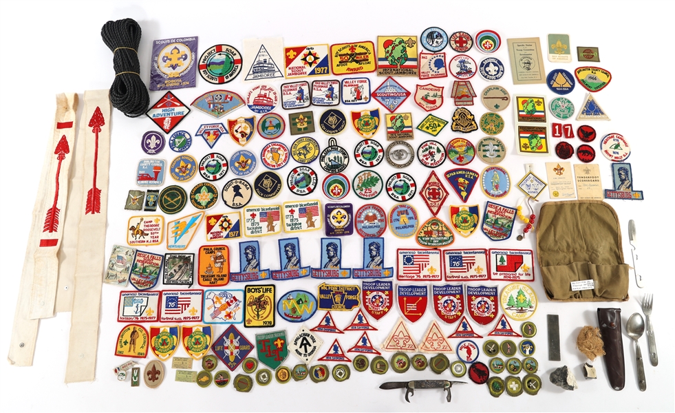 BOY SCOUTS OF AMERICA PATCHES, INSIGNIA, & EQUIPMENT