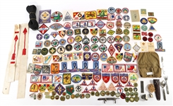 BOY SCOUTS OF AMERICA PATCHES, INSIGNIA, & EQUIPMENT