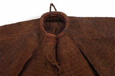 CHINESE PALM FIBER RAINCOAT 