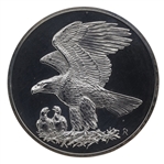 1971 FRANKLIN MINT BALD EAGLE STERLING SILVER MEDALLION