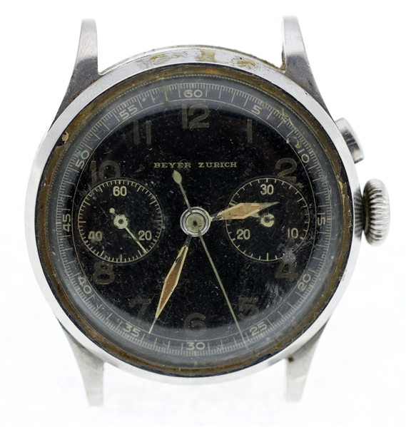 MENS BEYER ZURICH STAINLESS STEEL CASE WRIST WATCH