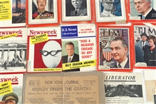 POLITICAL BUTTONS, MAGAZINES, AND EPHEMERA 