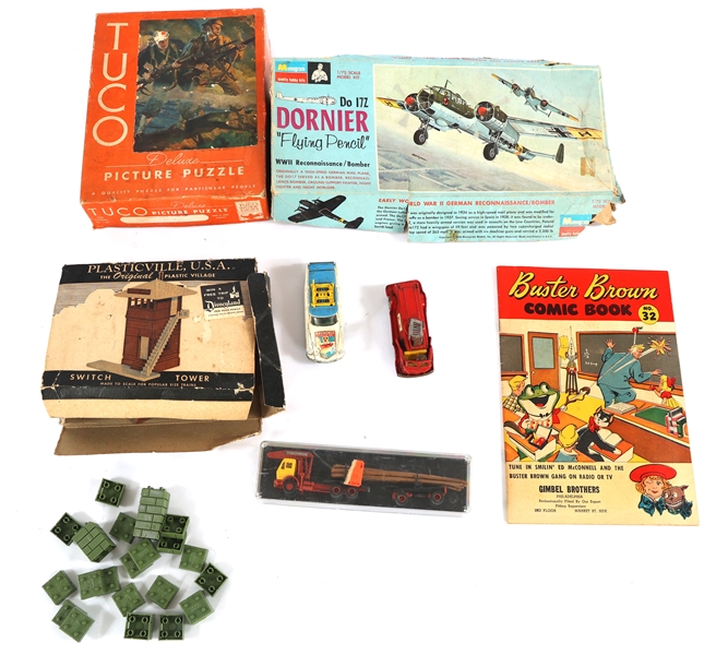 TOYS, PUZZLES, AND MODEL KITS 