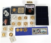 UNITED STATES COMMEMORATIVE COINS & CURRENCY TRUMP NRA