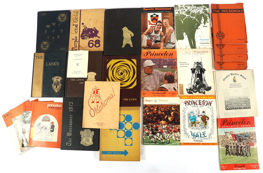 NEW JERSEY SCHOOL YEARBOOKS & NEWSLETTERS 1939-1976