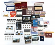 US COMMEMORATIVE COINS, CURRENCY, & STAMPS