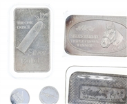UNITED STATES FINE SILVER BULLION BARS & ROUNDS