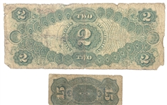 UNITED STATES OBSOLETE CURRENCY NOTES 15C, $2