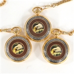 FRANKLIN MINT NOVELTY POCKET WATCHES