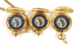 FRANKLIN MINT NOVELTY POCKET WATCHES