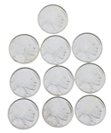 US BUFFALO 1/4 TROY OZ .999 FINE SILVER ROUNDS