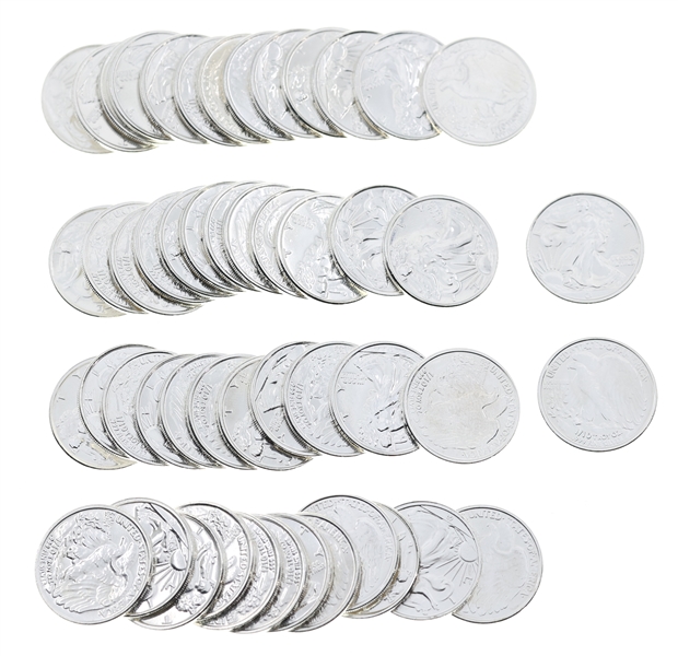 AMERICAN EAGLE 1/10 TROY OZ .999 FINE SILVER ROUNDS