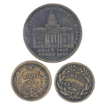 19th C. UNITED STATES TOKENS - HARD TIMES, CIVIL WAR