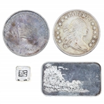 UNITED STATES & GERMAN FINE SILVER INGOT & BARS