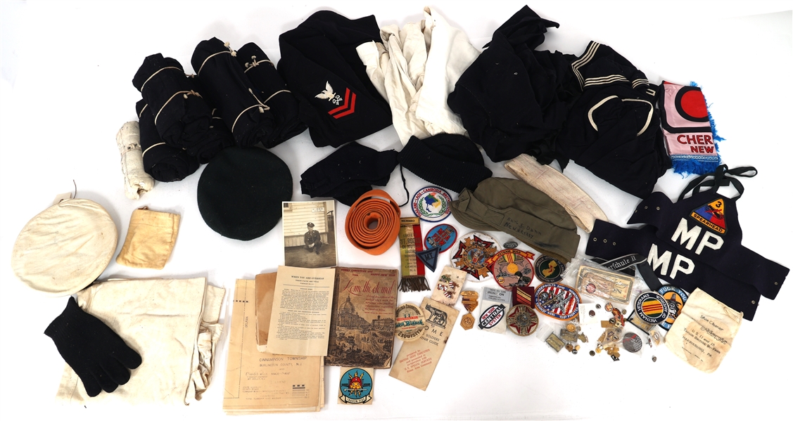 MILITARY & CIVILIAN UNIFORMS, ACCESSORIES, & EPHEMERA