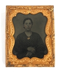 1/9 & 1/2 PLATE TINTYPE PHOTOGRAPHS 