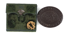1/9 PLATE TINTYPE PHOTOGRAPHS IN CASES