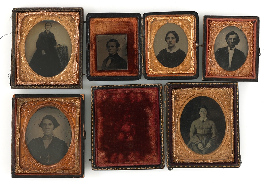 TINTYPE PHOTOGRAPHS & CASES 